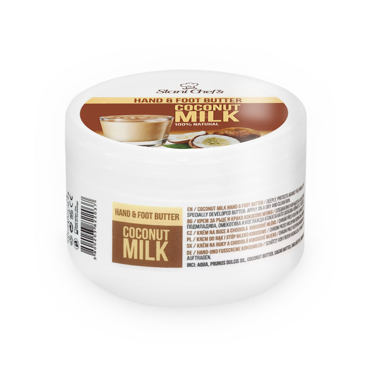 Cremă de mâini și picioare cu lapte de cocos, 100 ml