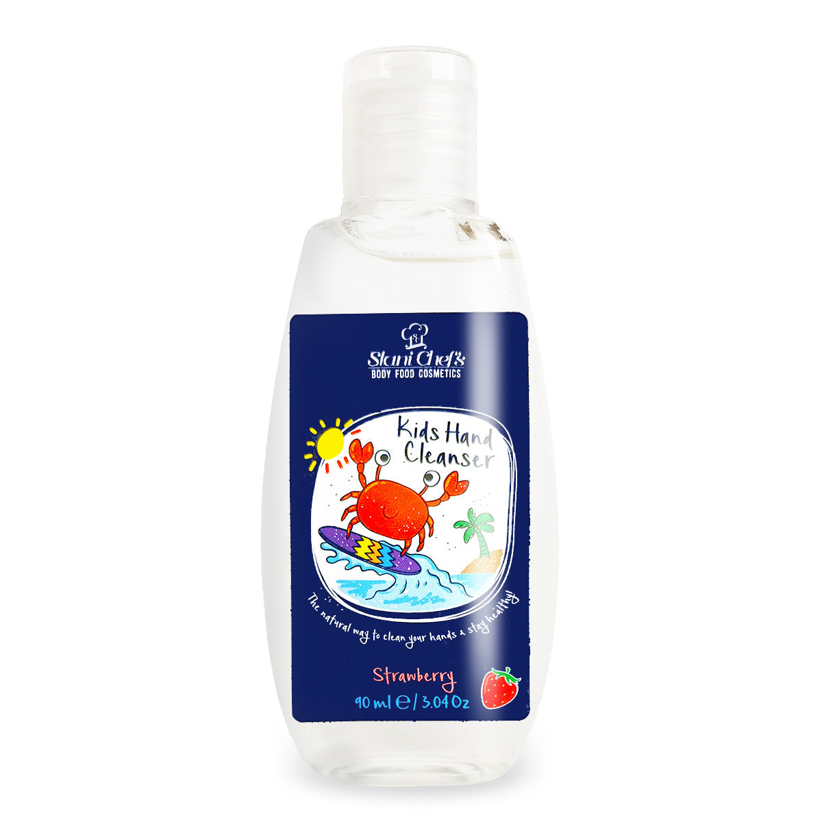 Gel de curățare a mâinilor pentru copii cu căpșuni, 90 ml