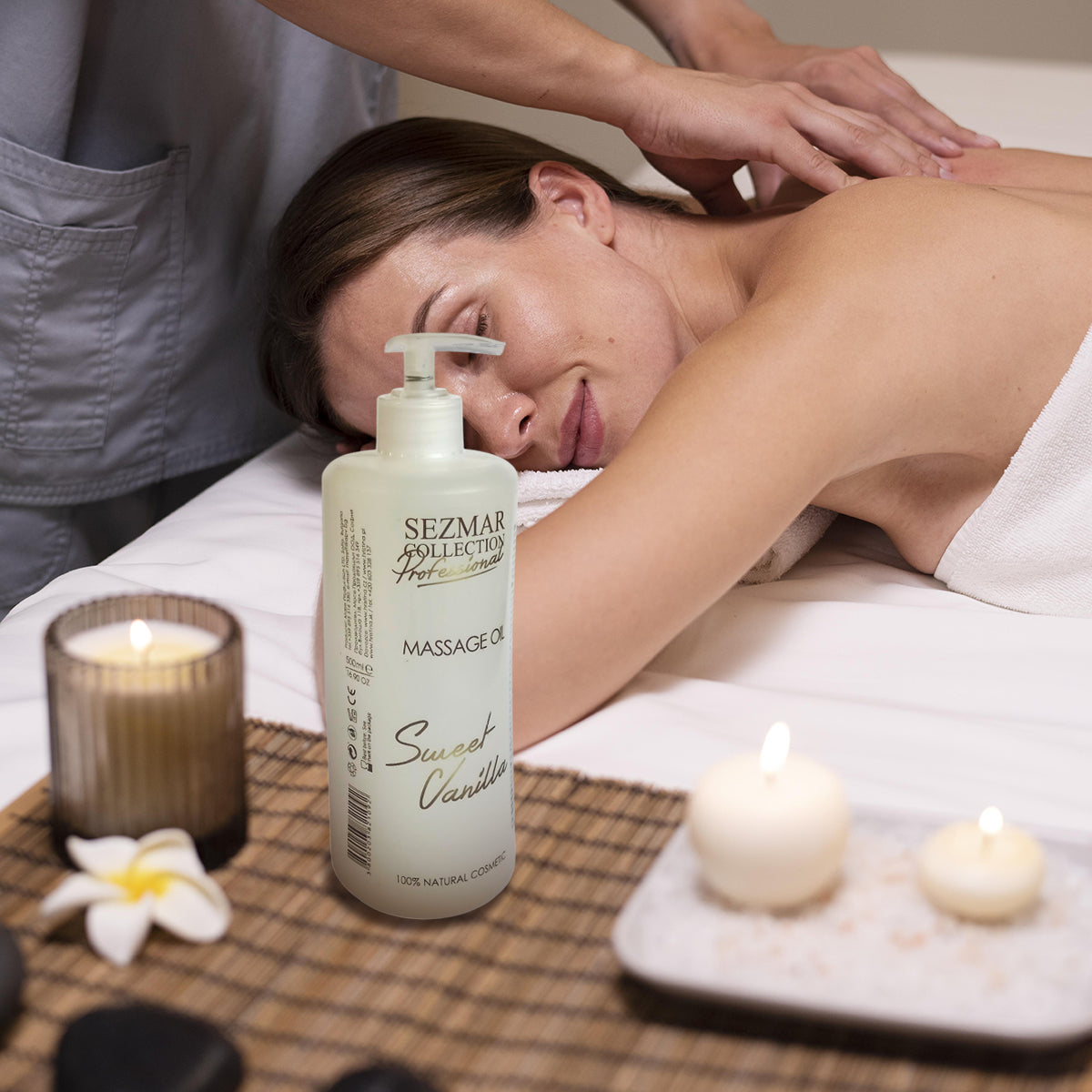 Ulei de masaj cu vanilie dulce, 500 ml