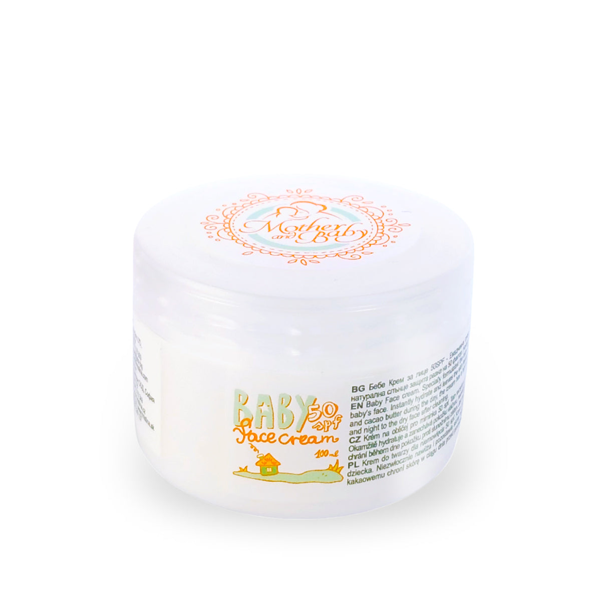 Cremă de față pentru bebeluși SPF 50, 100 ml