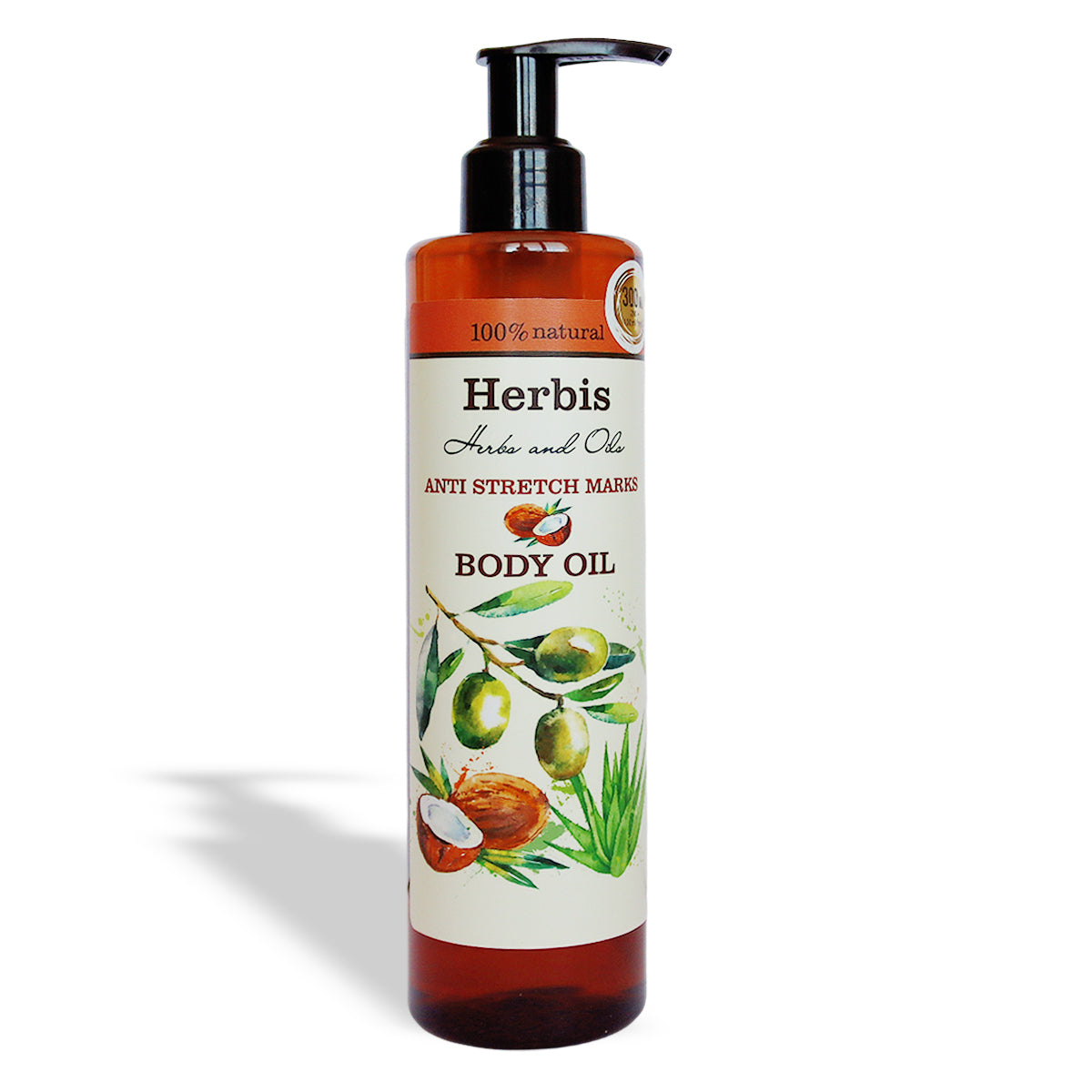 Ulei de corp HERBIS împotriva vergeturilor, 200 ml