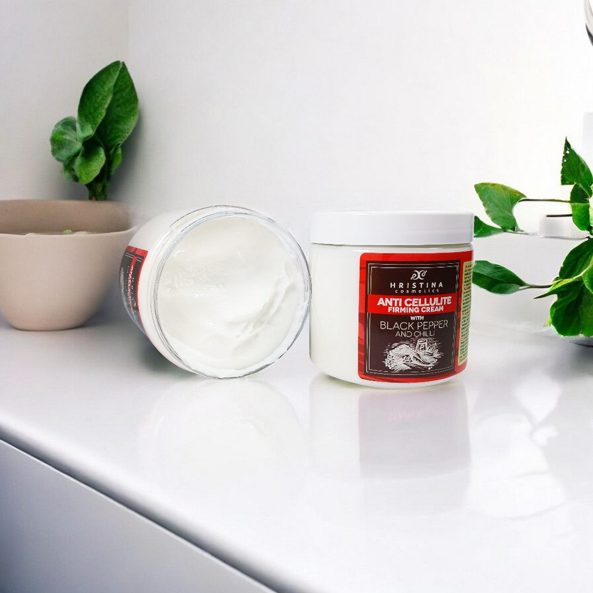 Cremă anticelulitică cu piper negru, 200 ml