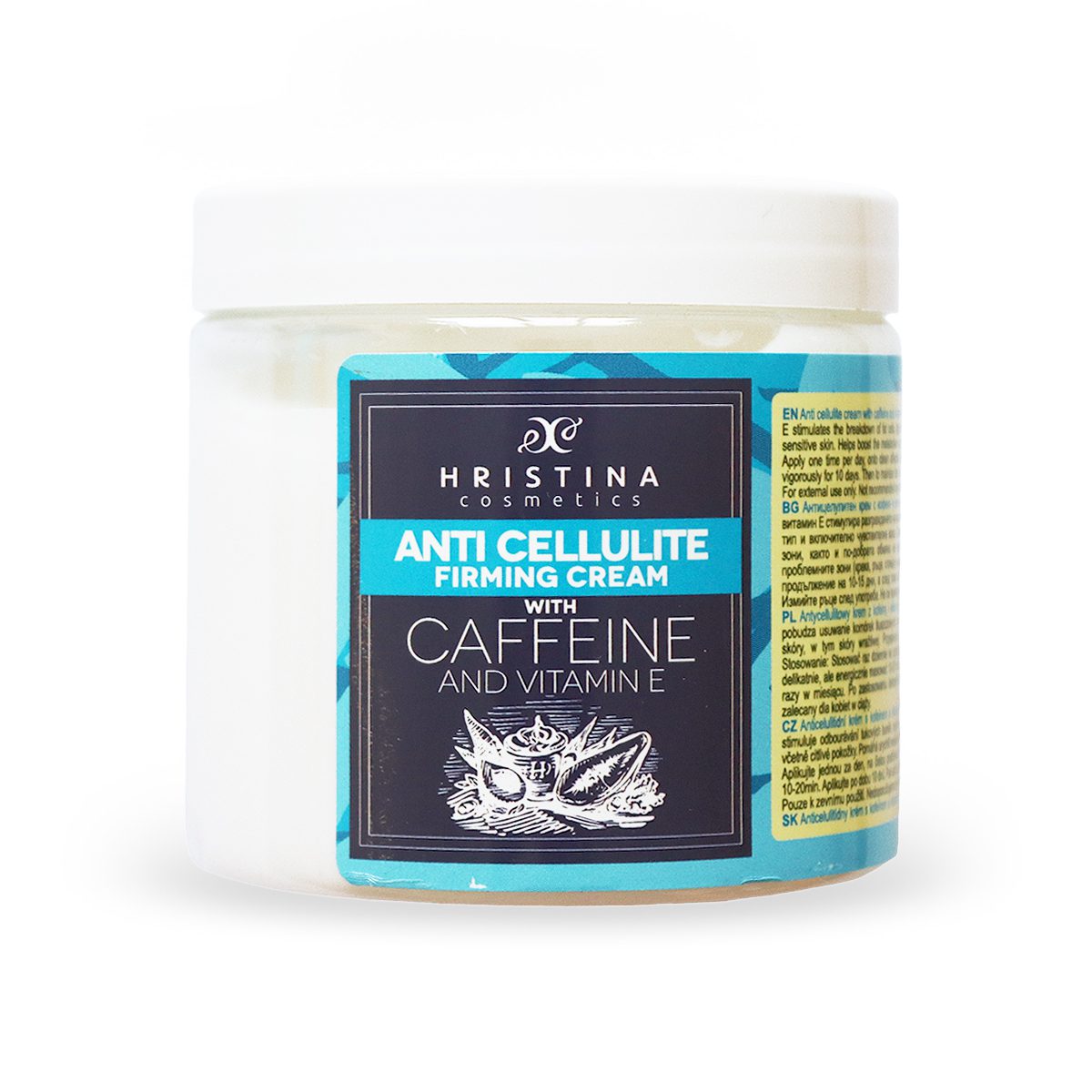 Cremă anticelulitică cu cafeină și vitamina E, 200 ml