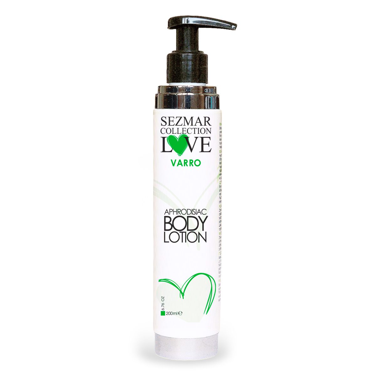 Loțiune de corp afrodisiacă Varro, 200 ml