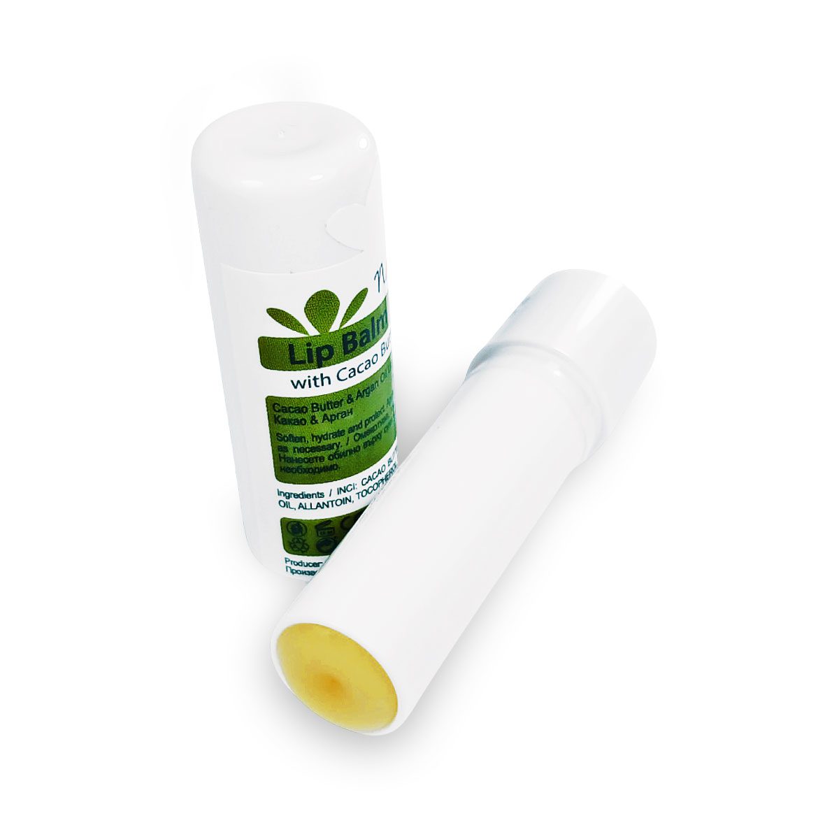 Balsam de buze cu cacao și argan, 100 ml