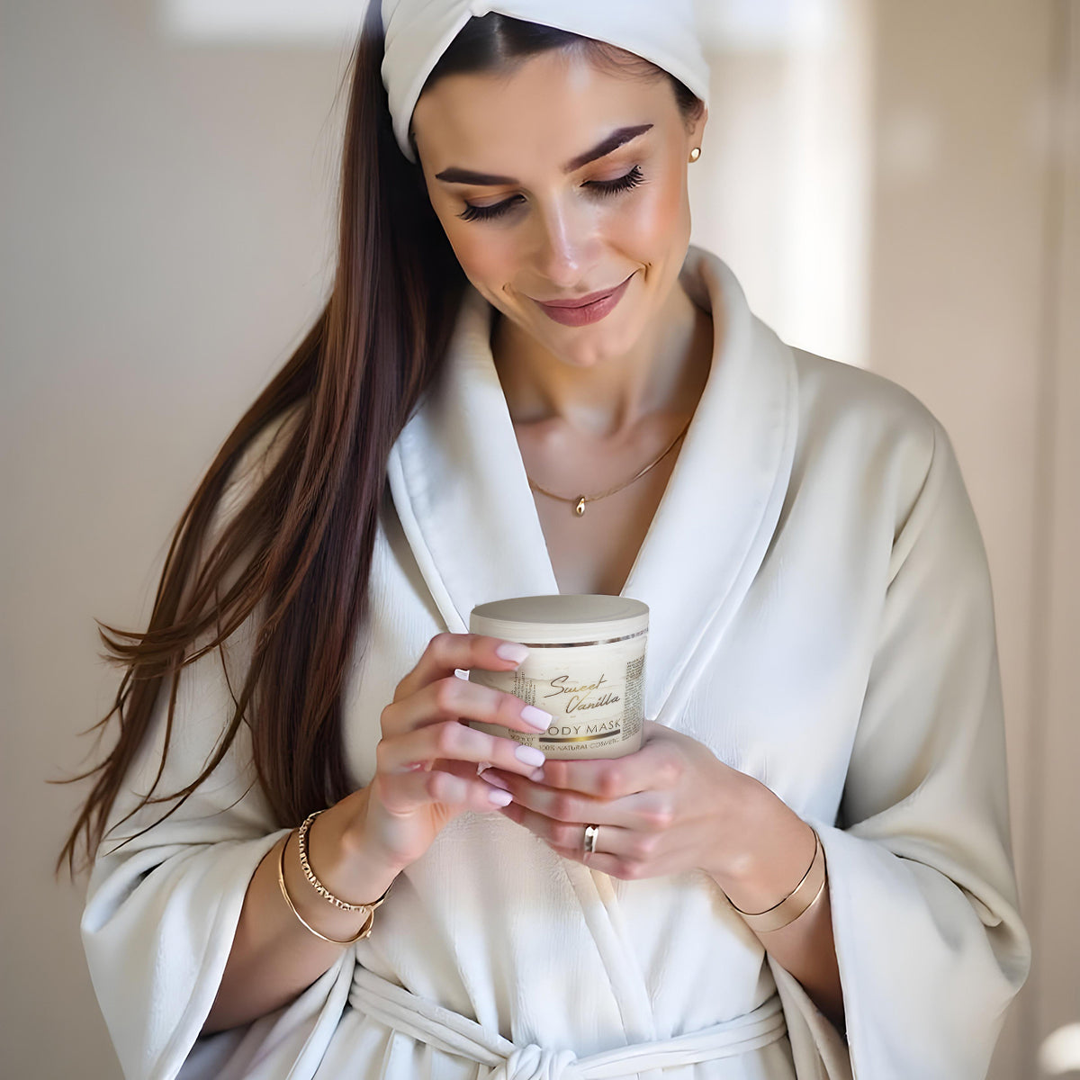 Mască de față și corp cu vanilie dulce, 500 ml