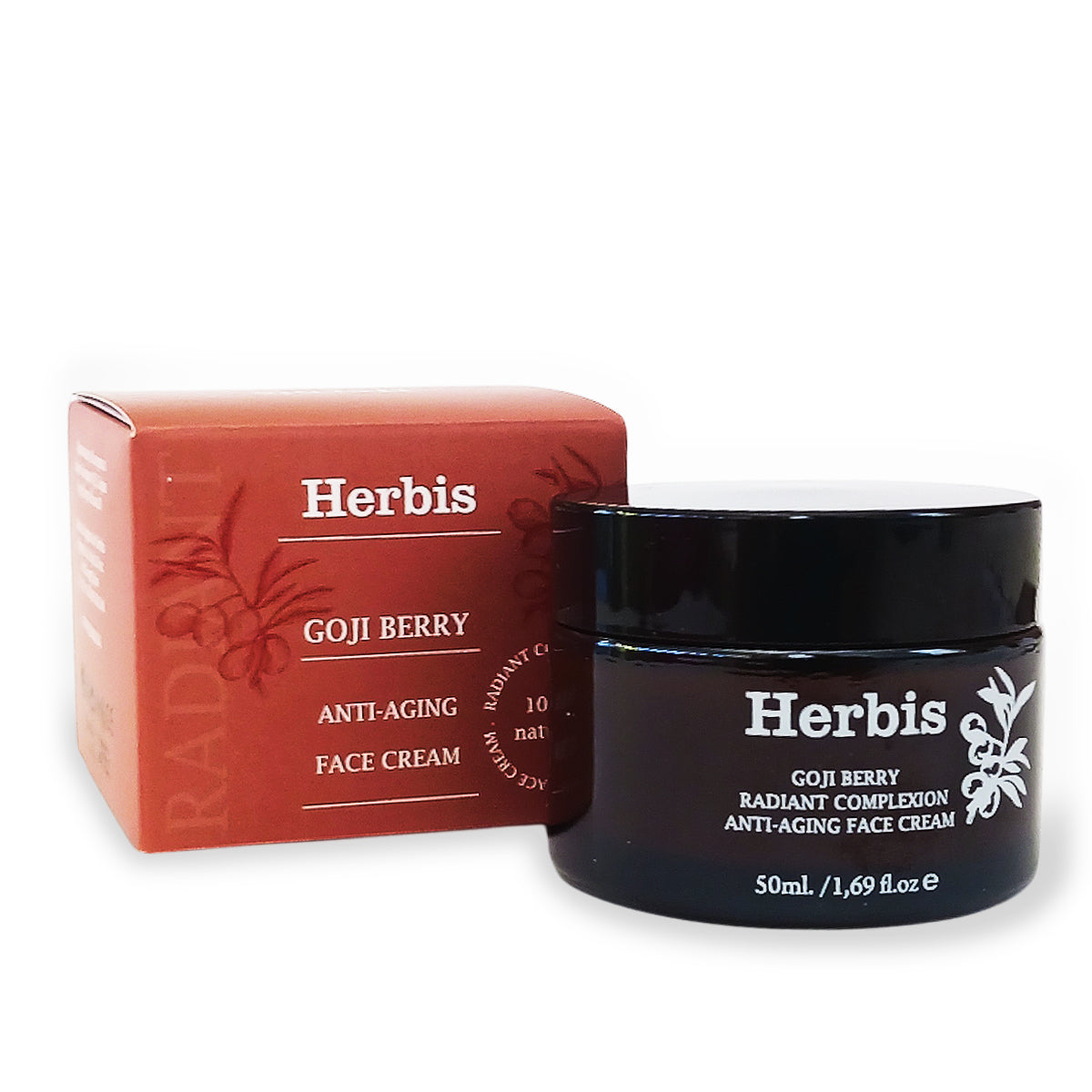 Cremă de față anti-îmbătrânire cu fructe de goji pentru piele radiantă 50 ml