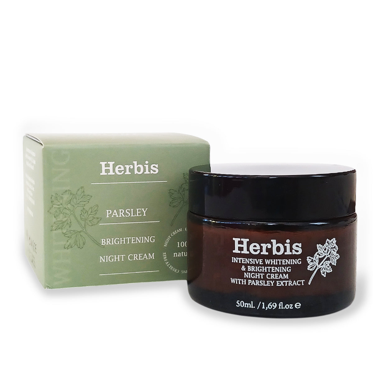 Cremă de noapte intensivă pentru albire și iluminare cu extract de pătrunjel 50 ml