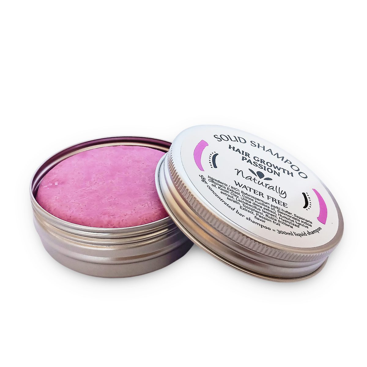 Șampon solid pentru creșterea părului, 58 gr