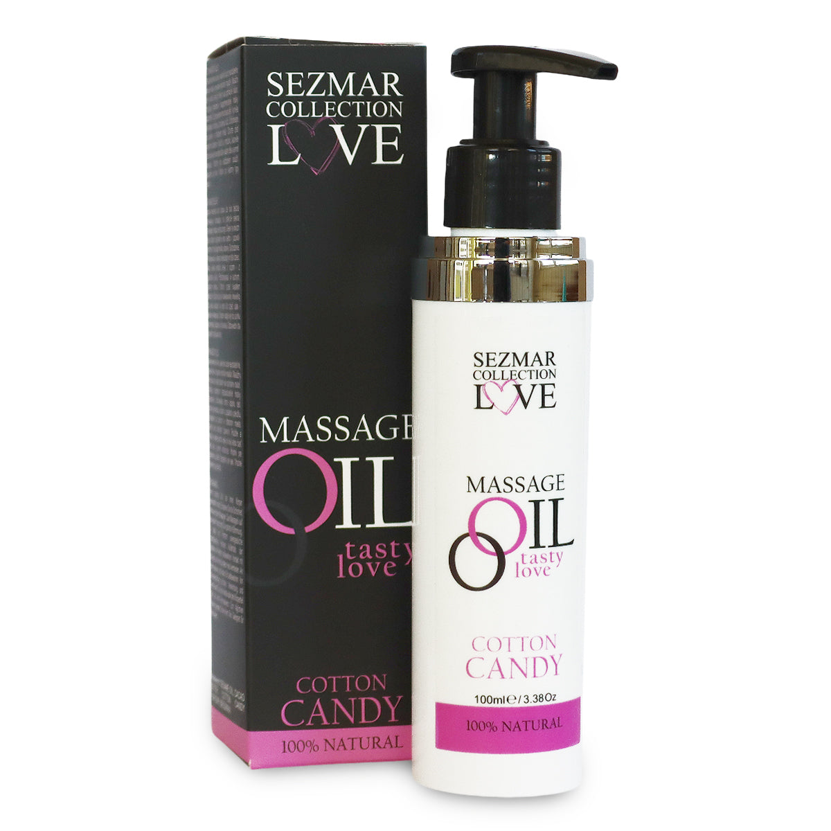Ulei de masaj intim vată de zahăr, 100 ml