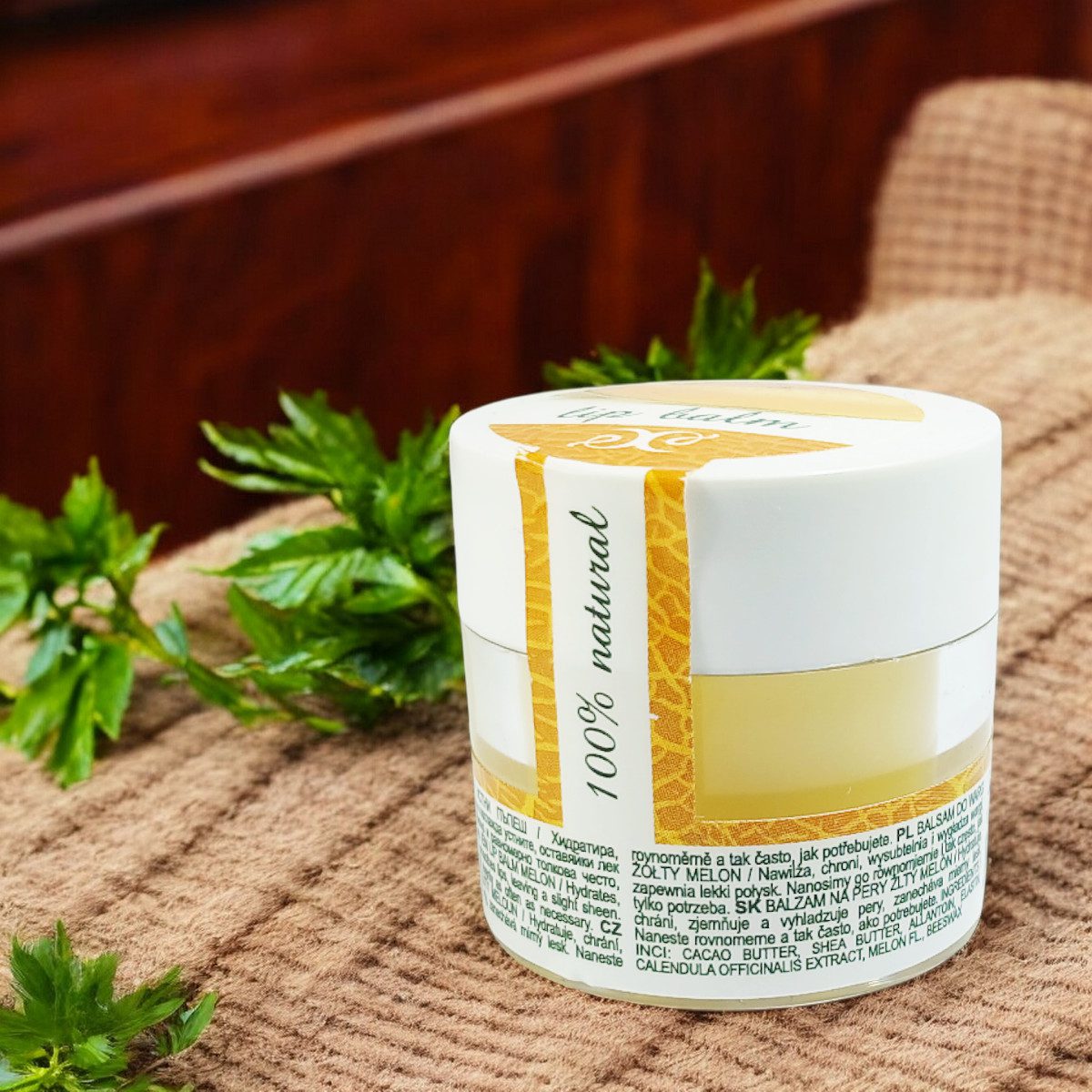 Balsam de buze cu aromă de pepene galben, 30 ml