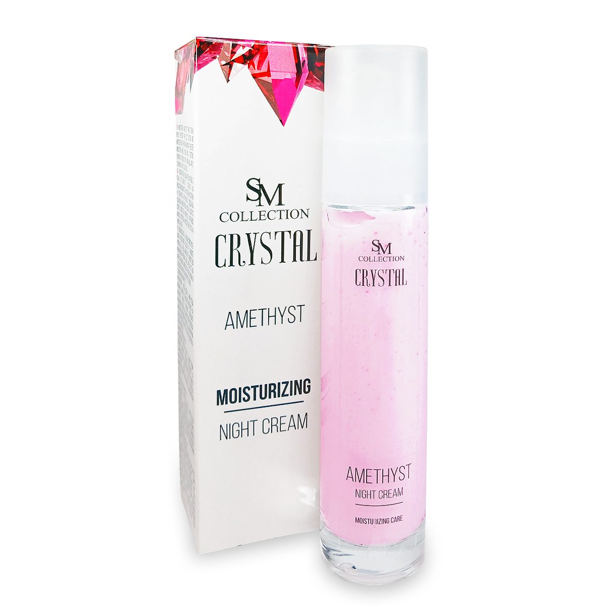 Cremă de noapte cu pudră de ametist, 50 ml