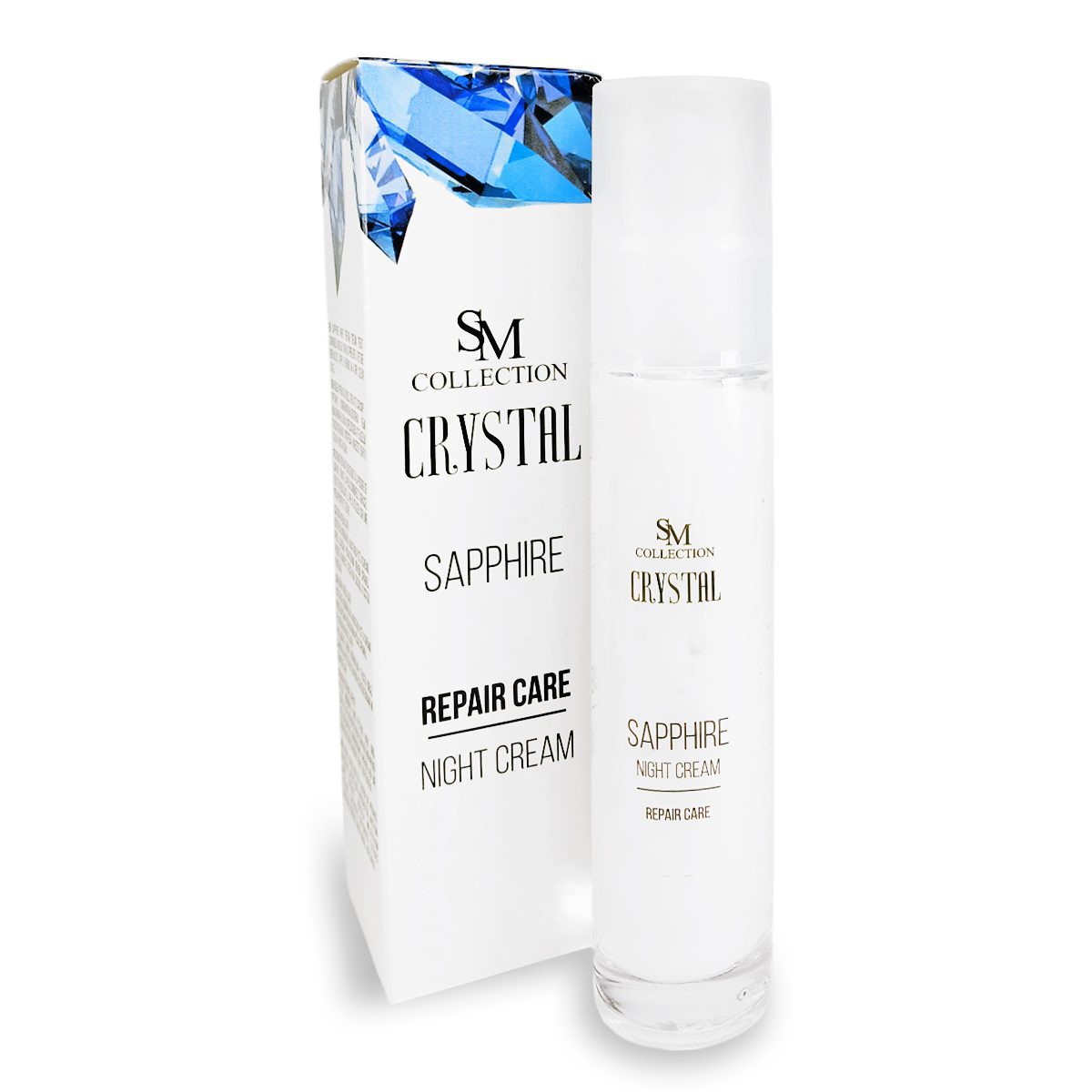 Cremă de noapte cu pudră de safir, 50 ml