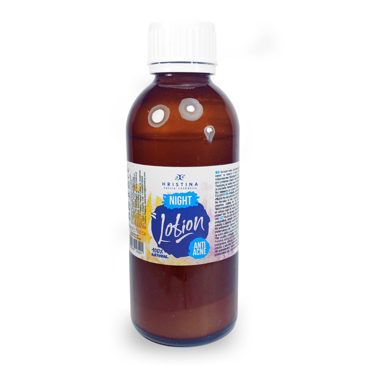 Loțiune de noapte antiacneică, 150 ml