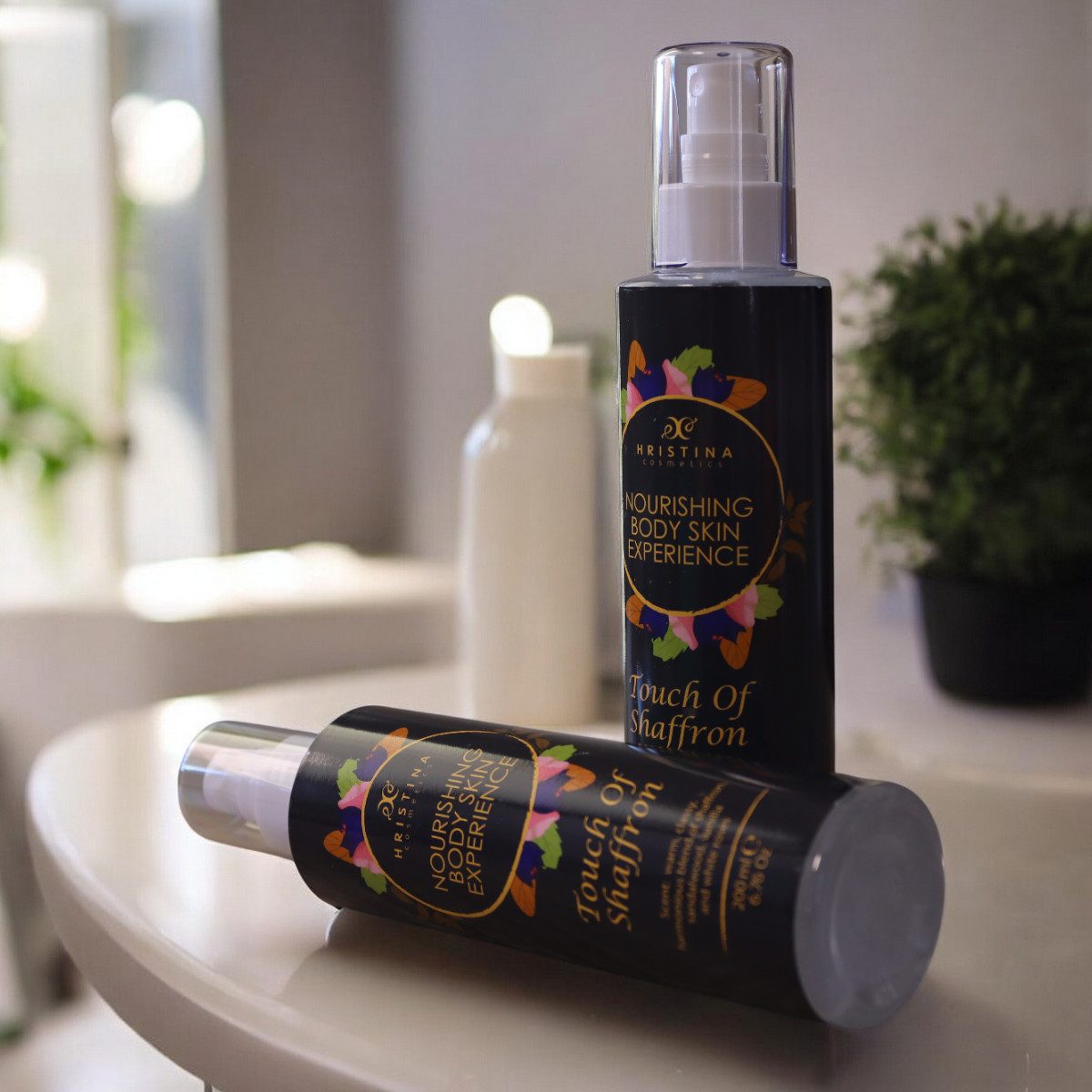 Spray hidratant cu ulei de corp Saffron, 200 ml