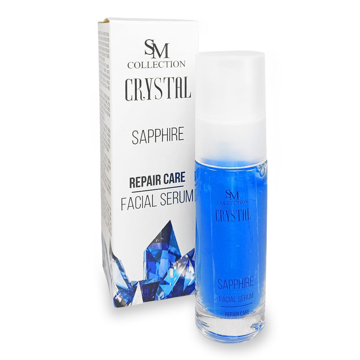 Ser facial cu pudră de safir, 30 ml