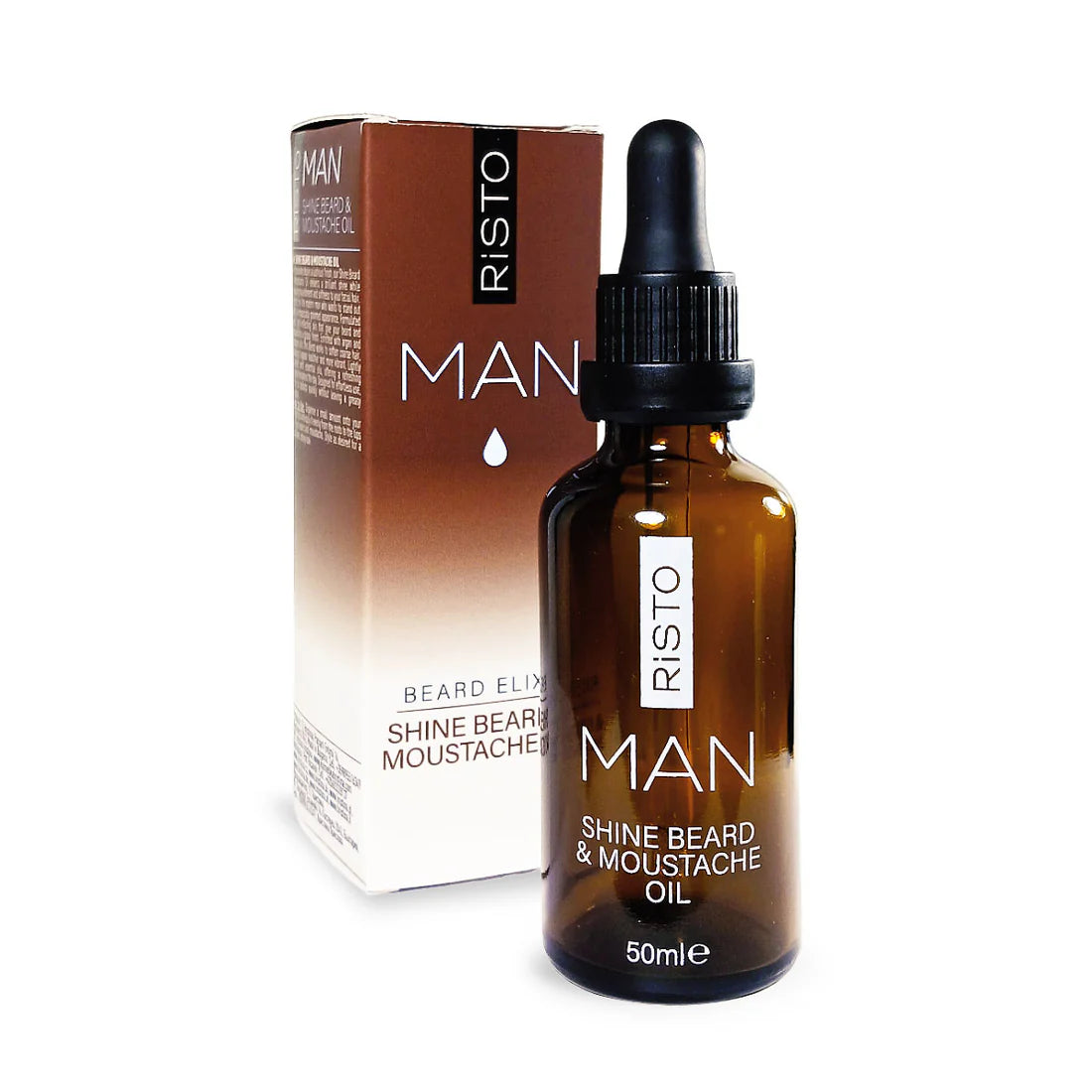 Ulei de strălucire pentru barbă și mustață RISTO, 50 ml