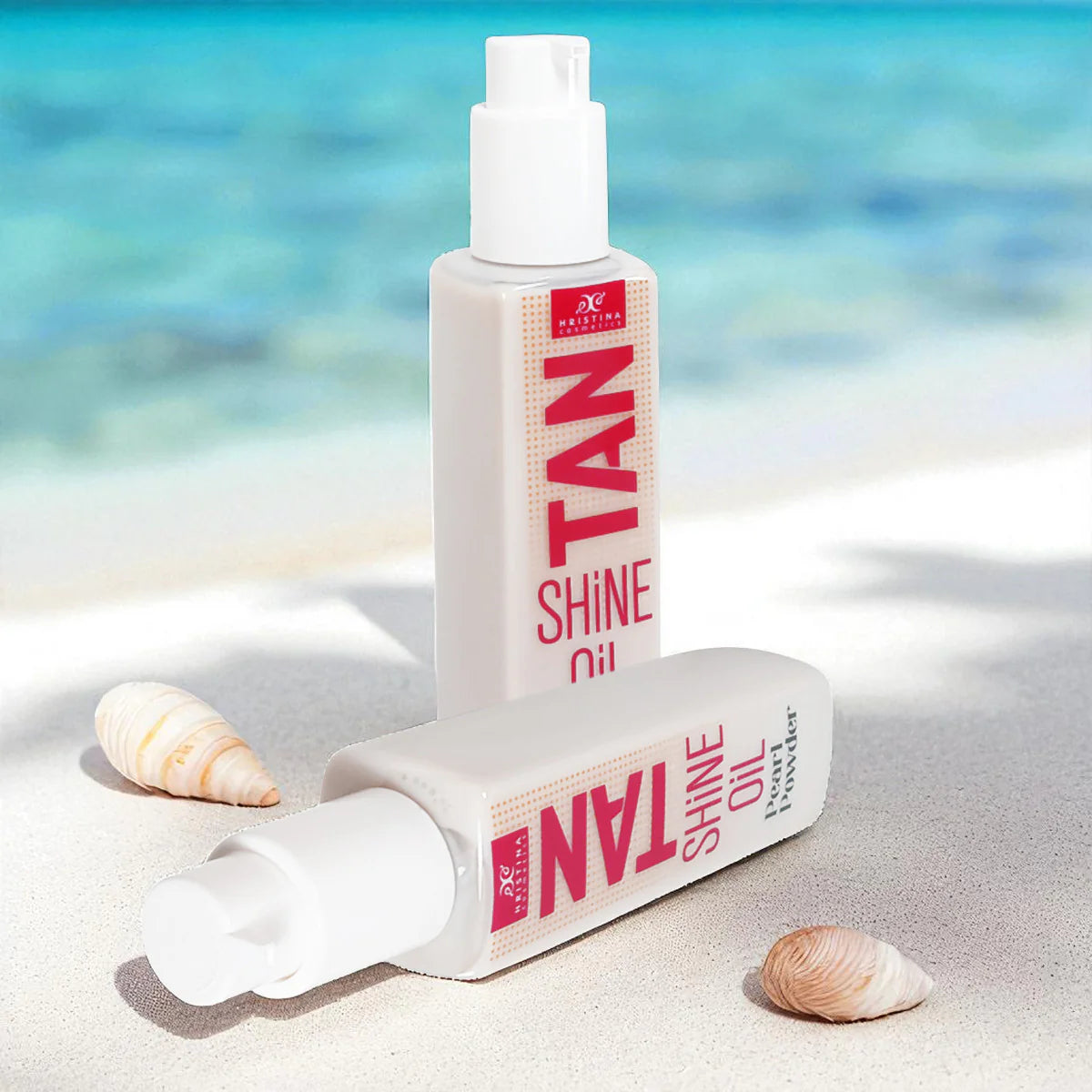 Ulei de bronzare și strălucire cu pudră de perle